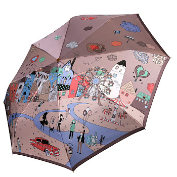Зонты женские Коричневые  - фото 107