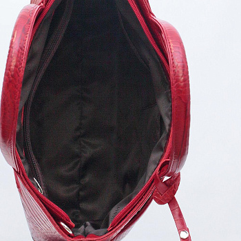 Красные кожаные женские сумки недорого  - фото 3