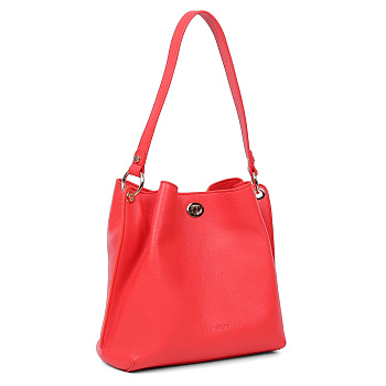 Красные женские сумки-мешки  - фото 27