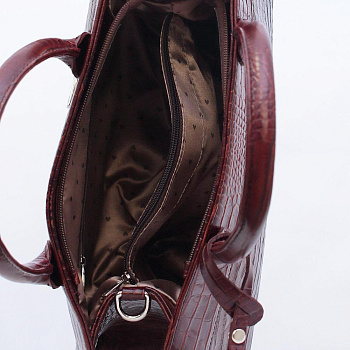 Недорогие кожаные коричневые женские сумки  - фото 23