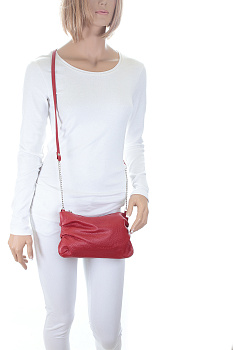 Красные кожаные женские сумки недорого  - фото 68