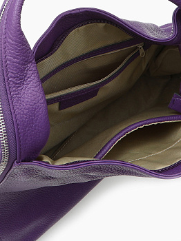 Фиолетовые женские сумки-мешки  - фото 17