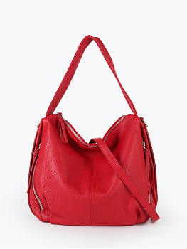 Красные женские сумки-мешки  - фото 2