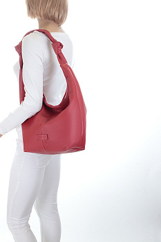 Красные кожаные женские сумки недорого  - фото 76