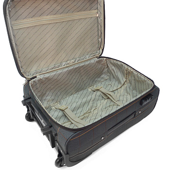 Серые чемоданы на 2 колёсах  - фото 26