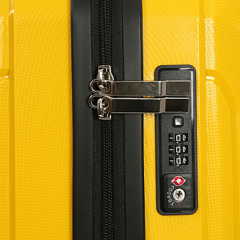 Жёлтые чемоданы для ручной клади  - фото 9