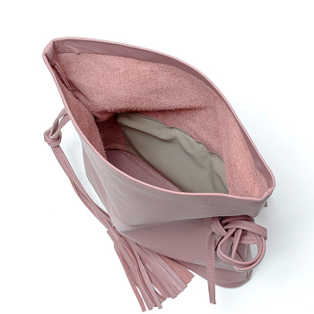 Розовые кожаные женские сумки недорого  - фото 27
