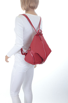 Красные кожаные женские сумки недорого  - фото 52