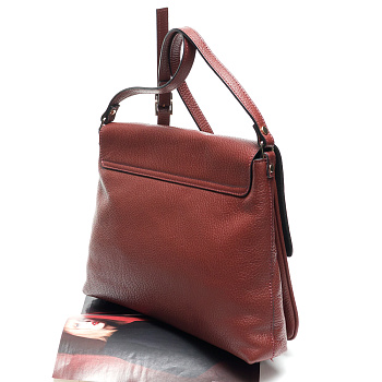 Красные кожаные женские сумки недорого  - фото 14
