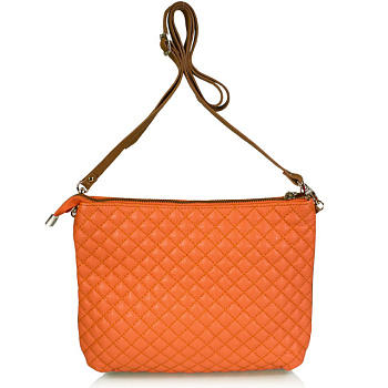 Оранжевые кожаные женские сумки недорого  - фото 10
