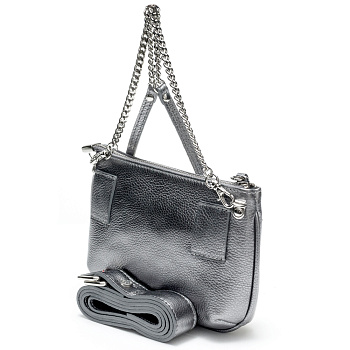 Женские сумки на пояс серого цвета  - фото 47