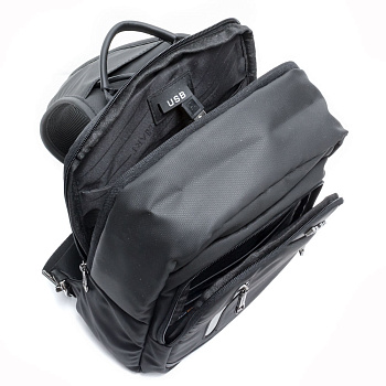 Кожаный рюкзак на одно плечо  - фото 111