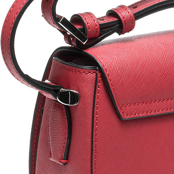 Красные кожаные женские сумки недорого  - фото 26