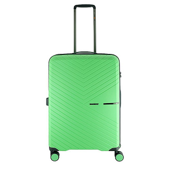 Зелёные пластиковые чемоданы  - фото 95