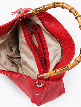 Красные женские сумки-мешки  - фото 32