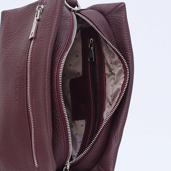 Бордовые кожаные женские сумки недорого  - фото 103