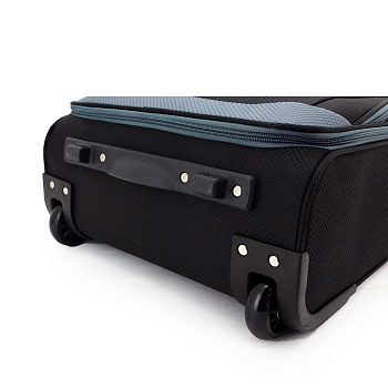 Чёрные чемоданы на 2 колёсах  - фото 3