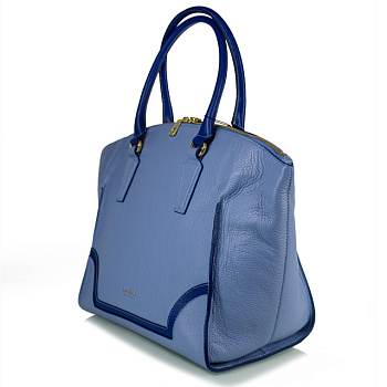 Голубые женские кожаные сумки  - фото 114