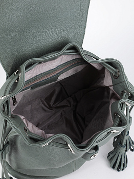 Кожаный рюкзак на одно плечо  - фото 108