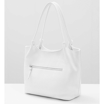 Белые кожаные женские сумки  - фото 65