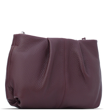 Бордовые кожаные женские сумки недорого  - фото 128