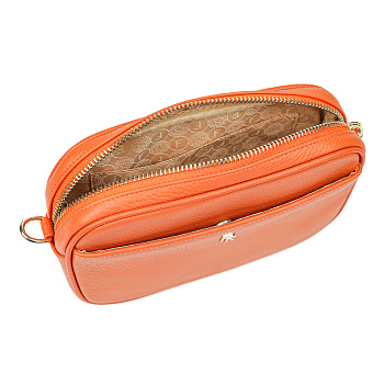 Оранжевые женские сумки через плечо  - фото 5