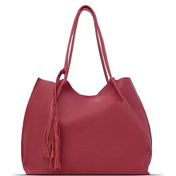 Красные кожаные женские сумки недорого  - фото 69