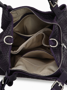 Фиолетовые женские сумки-мешки  - фото 20