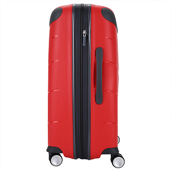 Красные пластиковые чемоданы  - фото 21