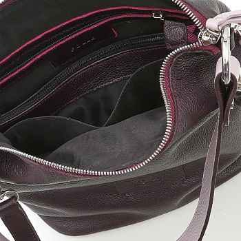 Бордовые женские сумки-мешки  - фото 9