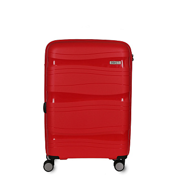 Красные пластиковые чемоданы  - фото 2