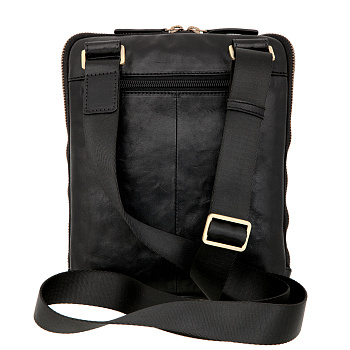 Чёрные мужские сумки через плечо  - фото 131