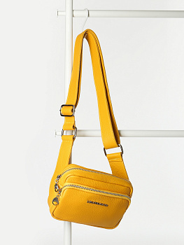Женские сумки на пояс желтого цвета  - фото 8