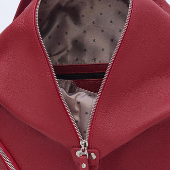 Красные кожаные женские сумки недорого  - фото 49