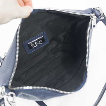 Синие женские сумки через плечо  - фото 103