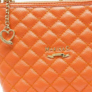 Оранжевые кожаные женские сумки недорого  - фото 8