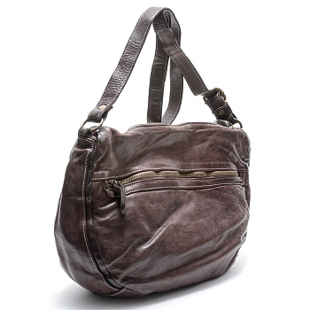 Недорогие кожаные коричневые женские сумки  - фото 34