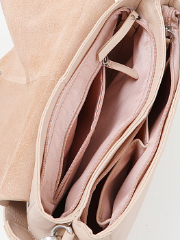 Пудровые женские сумки через плечо  - фото 28