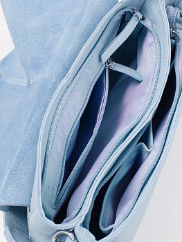 Голубые женские сумки через плечо  - фото 44