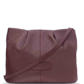 Бордовые кожаные женские сумки недорого  - фото 74