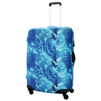 Синие чехлы для чемоданов  - фото 18