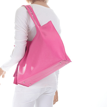 Розовые кожаные женские сумки недорого  - фото 93