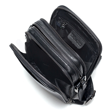 Недорогие мужские кожаные сумки через плечо  - фото 153