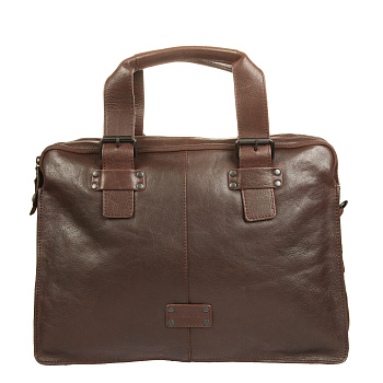 Мужские деловые сумки коричневого цвета  - фото 18