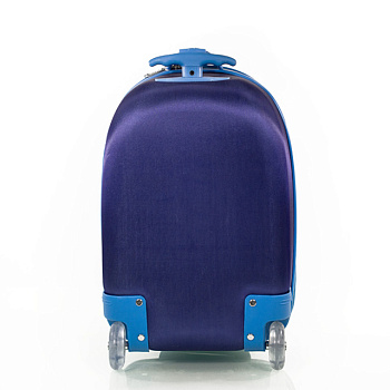 Синие чемоданы на 2 колёсах  - фото 13