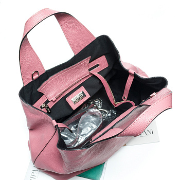 Розовые женские кожаные сумки  - фото 39