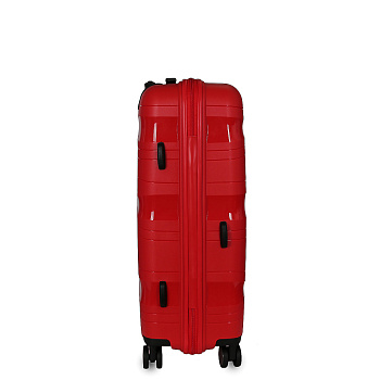 Красные пластиковые чемоданы  - фото 6
