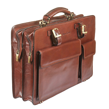 Мужские портфели цвет коричневый  - фото 24