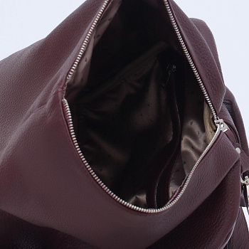 Бордовые кожаные женские сумки недорого  - фото 123