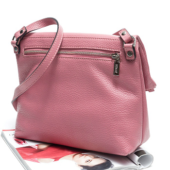 Розовые кожаные женские сумки недорого  - фото 17